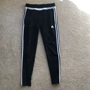 adidas black track pants